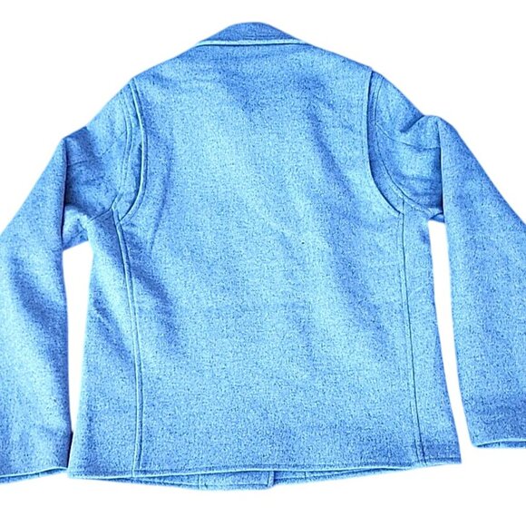 NEW Asos Grey Warm Felt Moto Biker Assymetrical Zip Jacket Ladies US Sz 4 NWT - Picture 3 of 11